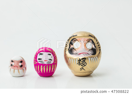 Three dharma copy spaces with white background Three dharma copy spaces with white background 47308822