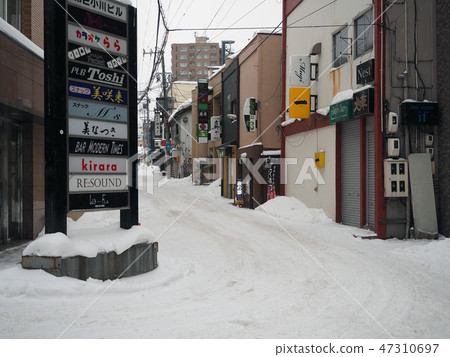 Winter Otaru flower garden Hanamagi Street Winter Otaru flower garden Hanamagi Street 47310697