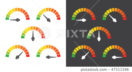 Meter signs infographic gauge element Meter signs infographic gauge element 47311596