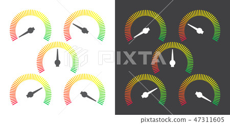 Meter signs infographic gauge element Meter signs infographic gauge element 47311605