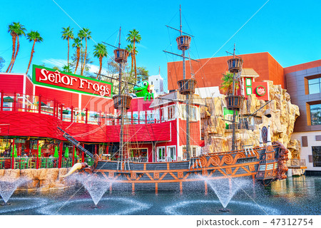 Main street of Las Vegas is the Strip. Main street of Las Vegas is the Strip. 47312754