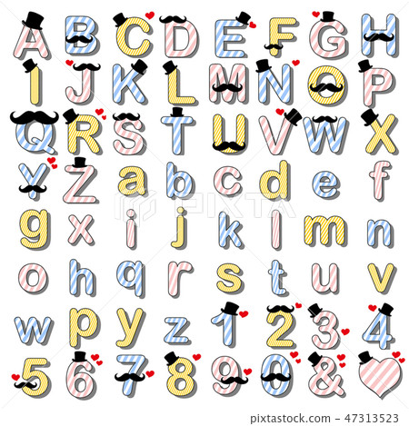 字母 鬍鬚 晶須 47313523