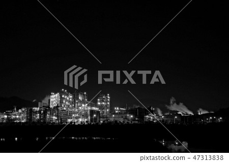 工業園區，工業綜合體，夜景，工業設施 47313838