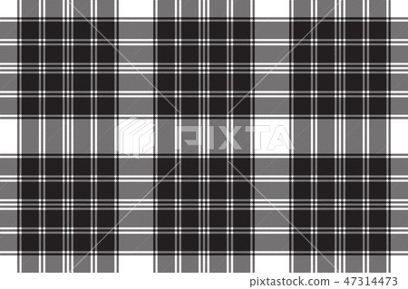 Black white classic check plaid seamless pattern Black white classic check plaid seamless pattern 47314473