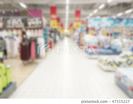 Abstract blur of supermarket 47315227