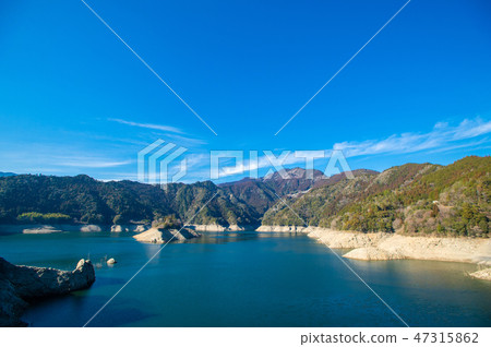 Hayamiura Dam lake Hayamiura Dam lake 47315862