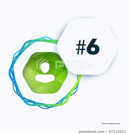 Abstract design of colourful vector elements for modern background with soft lines for business 47315921