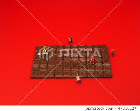 Work to crack chocolate Work to crack chocolate 47316124