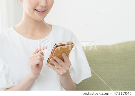 smartphone, sumaho, female 47317045