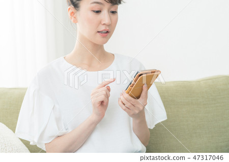 smartphone, sumaho, female 47317046