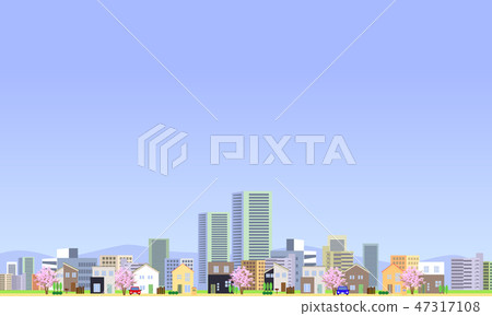 Townscape 07 Spring Townscape 07 Spring 47317108