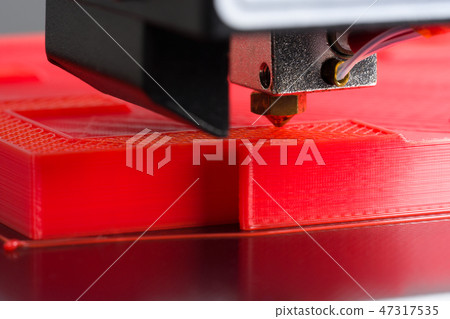 3D printer close-up 47317535