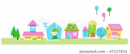 House row green 47317859
