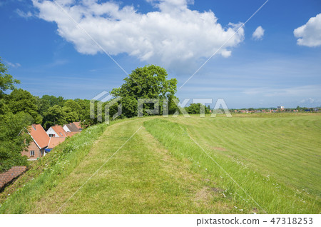 Slavic rampart in Oldenburg in Holstein 47318253