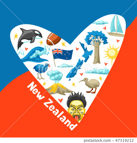 New Zealand background design. 47319212