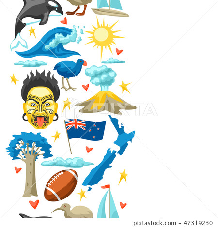 New Zealand seamless pattern. 47319230