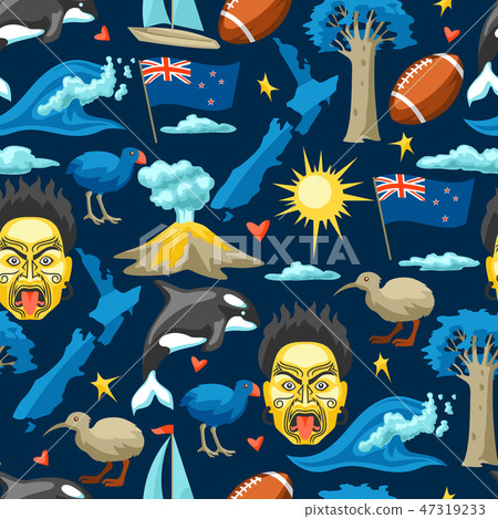 New Zealand seamless pattern. 47319233
