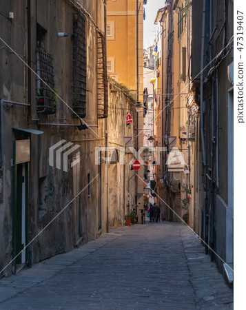 Italian genoa alley Italian genoa alley 47319407
