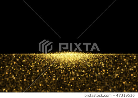 Defocused glitters on black  47319536