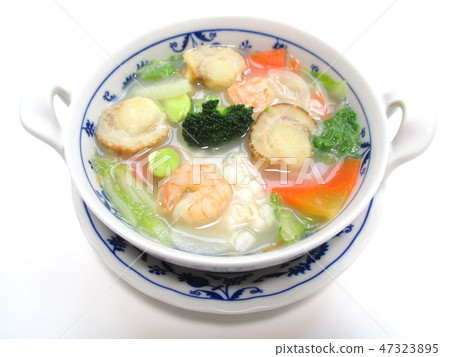 白色麥子湯用桃子 47323895