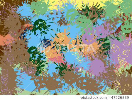 abstract background with flowers abstract background with flowers 47326889