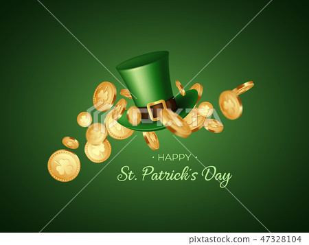 St. Patricks Day greeting holiday design. St. Patricks Day greeting holiday design. 47328104