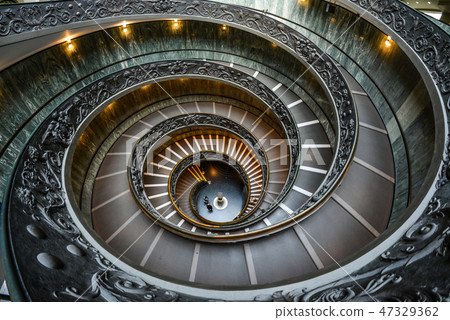 Bramante Staircase in Vatican Museums 47329362