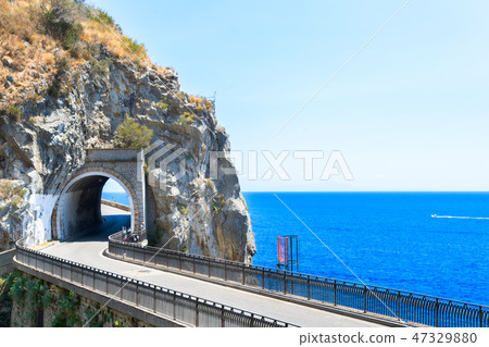 road of Amalfi coast, Italy 47329880
