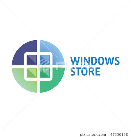 Vector logo on the theme of Windows, doors Vector logo on the theme of Windows, doors 47330158