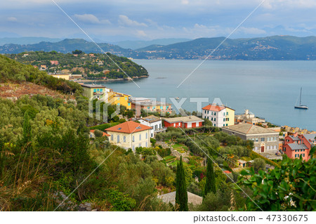 View of Portovenere from Castle Doria 47330675