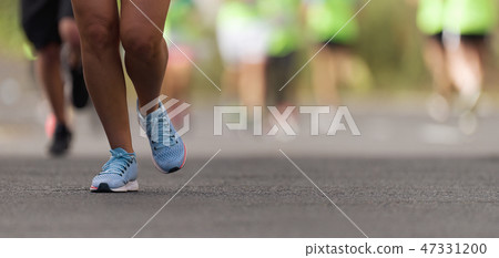 Healthy group of people jogging Healthy group of people jogging 47331200