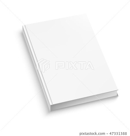 White closed book on white table White closed book on white table 47331388