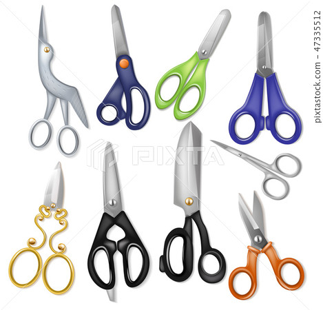 Scissor vector professional pair of scissors... - Stock Illustration ...