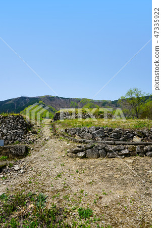 Spring landscape in Hida Miyagawa cho Kozo district Spring landscape in Hida Miyagawa cho Kozo district 47335922