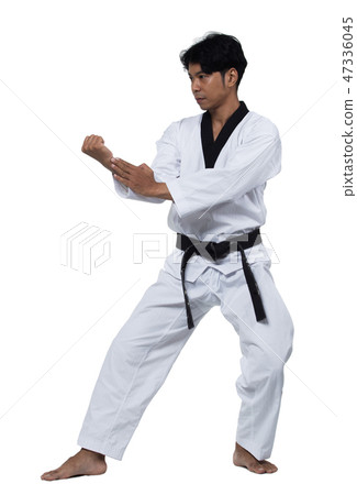 Master Black Belt TaeKwonDo handsome man Master Black Belt TaeKwonDo handsome man 47336045