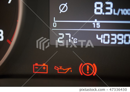 Red error car icons Red error car icons 47336430