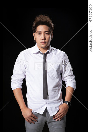 potrait shot asian man resign employer action with smart work potrait shot asian man resign employer action with smart work 47337169