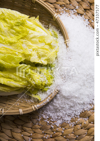 Kimjang stuff, vegetables and seasoning materials for kimchi 47337577