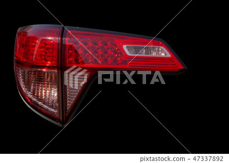 Car tail lights that are separated background Car tail lights that are separated background 47337892