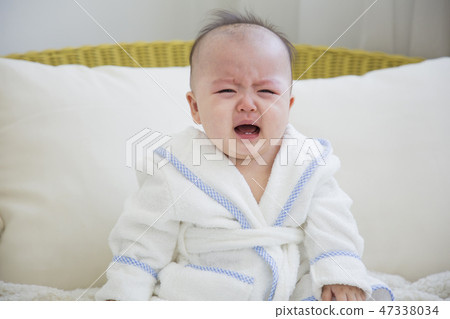Little two cute babies photo. Baby wearing diaper in white bedroom. 098 Little two cute babies photo. Baby wearing diaper in white bedroom. 098 47338034