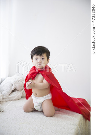 Little two cute babies photo. Baby wearing diaper in white bedroom. 231 Little two cute babies photo. Baby wearing diaper in white bedroom. 231 47338040