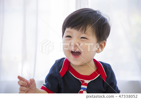 Little two cute babies photo. Baby wearing diaper in white bedroom. 116 Little two cute babies photo. Baby wearing diaper in white bedroom. 116 47338052