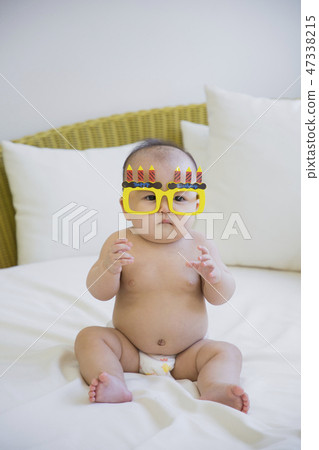 Little two cute babies photo. Baby wearing diaper in white bedroom. 005 Little two cute babies photo. Baby wearing diaper in white bedroom. 005 47338215