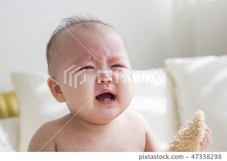 Little two cute babies photo. Baby wearing diaper in white bedroom. 171 Little two cute babies photo. Baby wearing diaper in white bedroom. 171 47338298