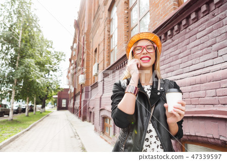 Attractive tourist see city 47339597