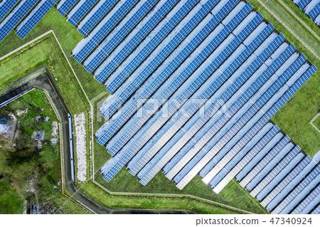 Solar Panel · Aerial shooting 47340924