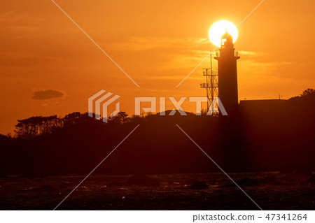 Chiba Prefecture Nojimazaki Lighthouse Sunset Kusafue Park 47341264