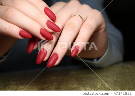 The beauty of the natural nails. Manicure 47341832