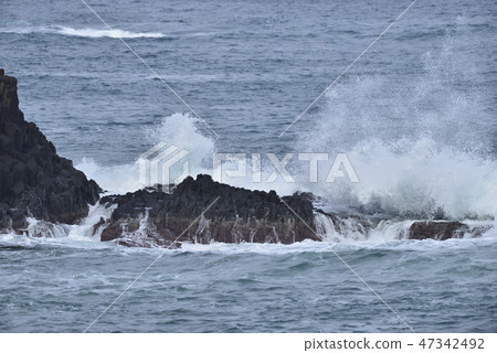 [兵庫縣霞海海岸]荒磯 47342492