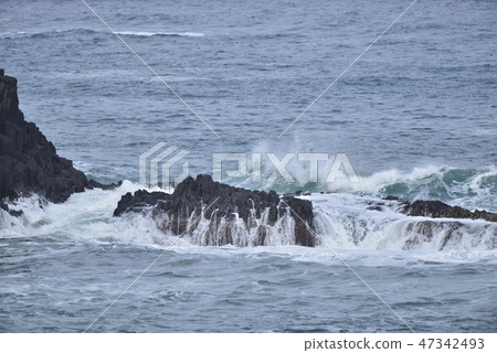 [兵庫縣霞海海岸]荒磯 47342493